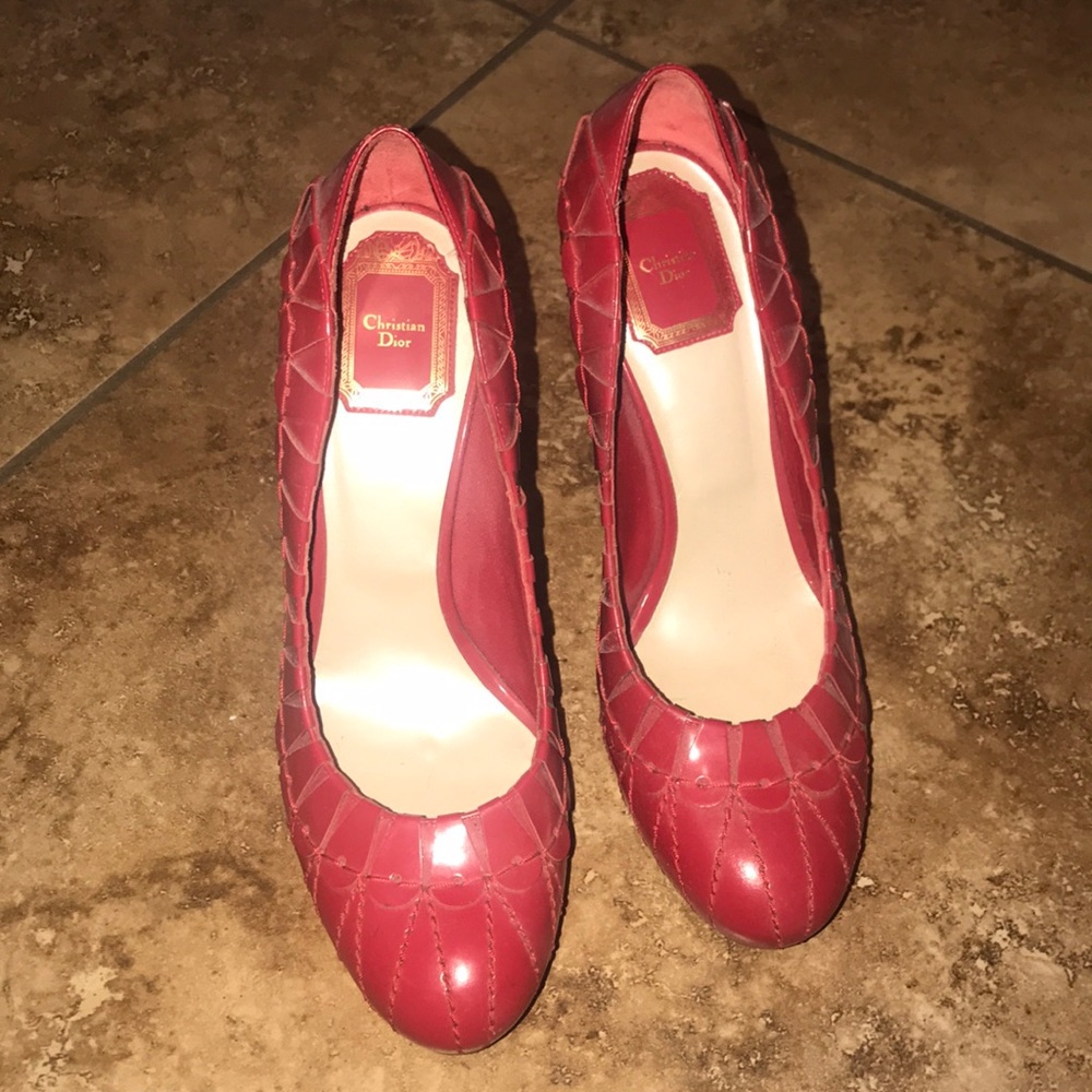 Christian dior serpent pumps